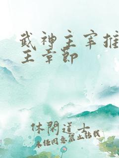 武神主宰推到女主章节