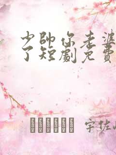 少帅你老婆又跑了短剧免费播放