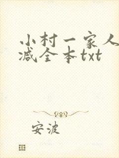 小村一家人无删减全本txt