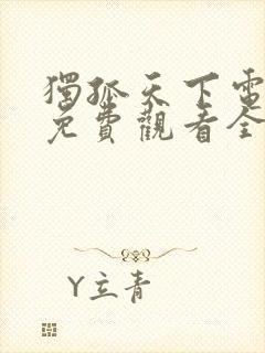 独孤天下电视剧免费观看全集完整版