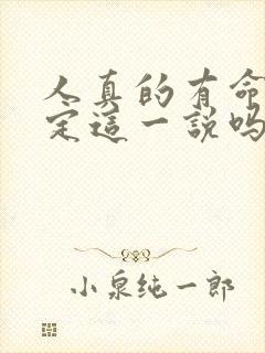 人真的有命中注定这一说吗