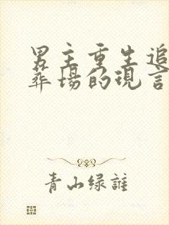 男主重生追妻火葬场的现言