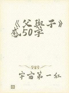 《父与子》读后感50字