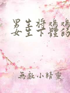 男生将鸡鸡插入女生下体的视频