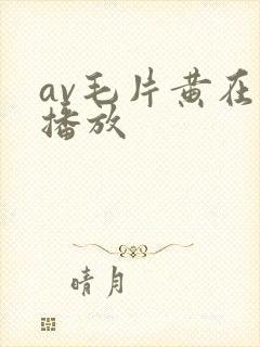 av毛片黄在线播放