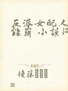 反派女配人设不能崩 小说网