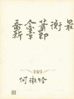 乔念萧衡最新更新章节