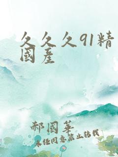 久久久91精品国产