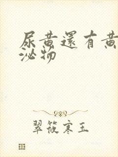 尿黄还有黄色分泌物