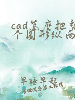 cad怎么把整个图形纵向拉长
