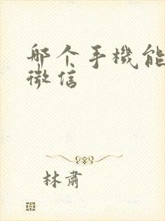 哪个手机能双开微信