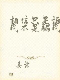 相信只是怕伤害我不是骗我是什么歌