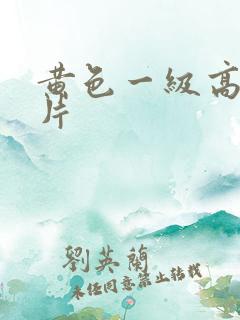 黄色一级高潮大片