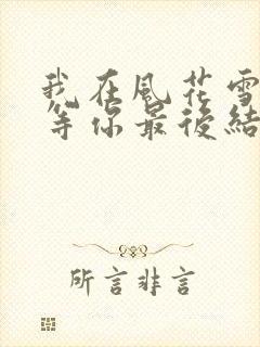 我在风花雪月里等你最后结局