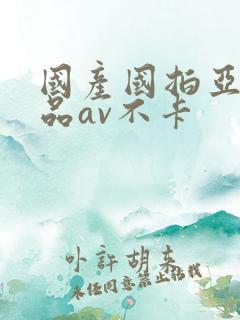 国产国拍亚洲精品av不卡