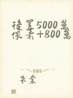 后置5000万像素+800万像素+200万像素