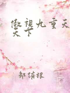 傲视九重天风凌天下