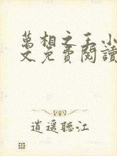 万相之王小说全文免费阅读无弹窗