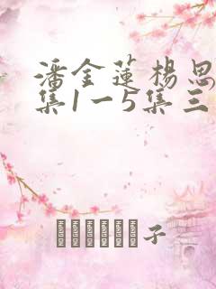 潘金莲杨思敏全集1一5集三级