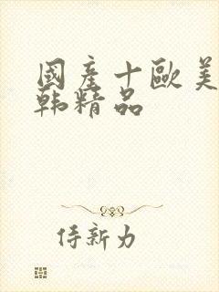 国产十欧美+日韩精品