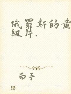 俄罗斯的黄色1级片.