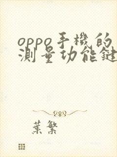 oppo手机的测量功能键在哪?