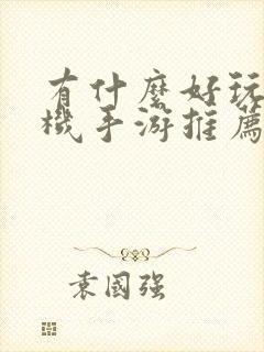 有什么好玩的单机手游推荐一下