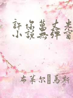 许你万丈光芒好小说无弹窗