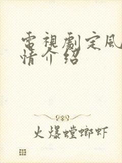 电视剧定风波剧情介绍