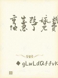重生改嫁,权臣他急了免费阅读