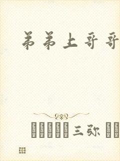 弟弟上哥哥小说