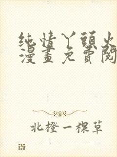 纯情丫头火辣辣漫画免费阅读下拉式六漫画