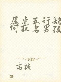 属虎五行缺水如何取名男孩