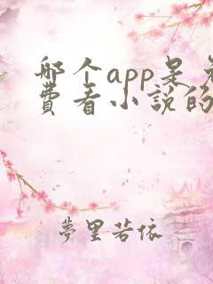 哪个app是免费看小说的