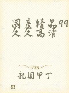 国产精品99久久久高清