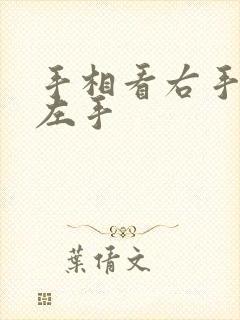 手相看右手还是左手