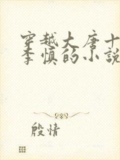 穿越大唐十皇子李慎的小说免费阅读