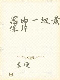 国内一级黄色录像片