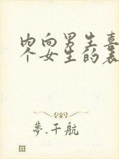 内向男生喜欢一个女生的表现