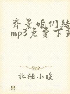 齐晨咱们结婚吧mp3免费下载