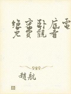 绝密卧底电视剧免费观看