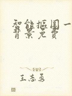 智能抠图一键去背景免费