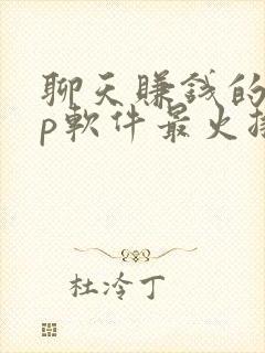 聊天赚钱的app软件最火排行榜