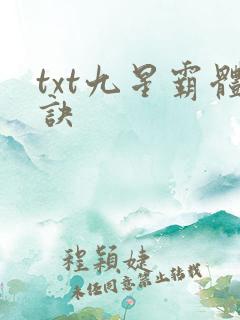 txt九星霸体诀