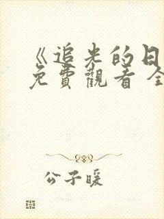 《追光的日子》免费观看 全集