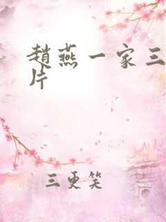 赵燕一家三口照片