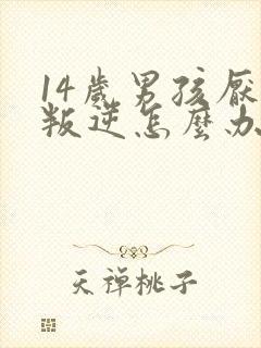 14岁男孩厌学叛逆怎么办