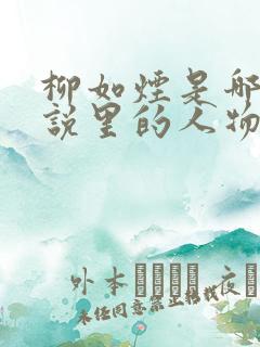 柳如烟是哪本小说里的人物