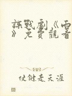 谍战剧《雨花台》免费观看全集