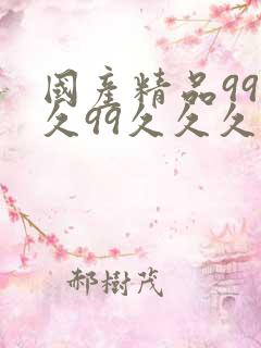 国产精品99久久99久久久二